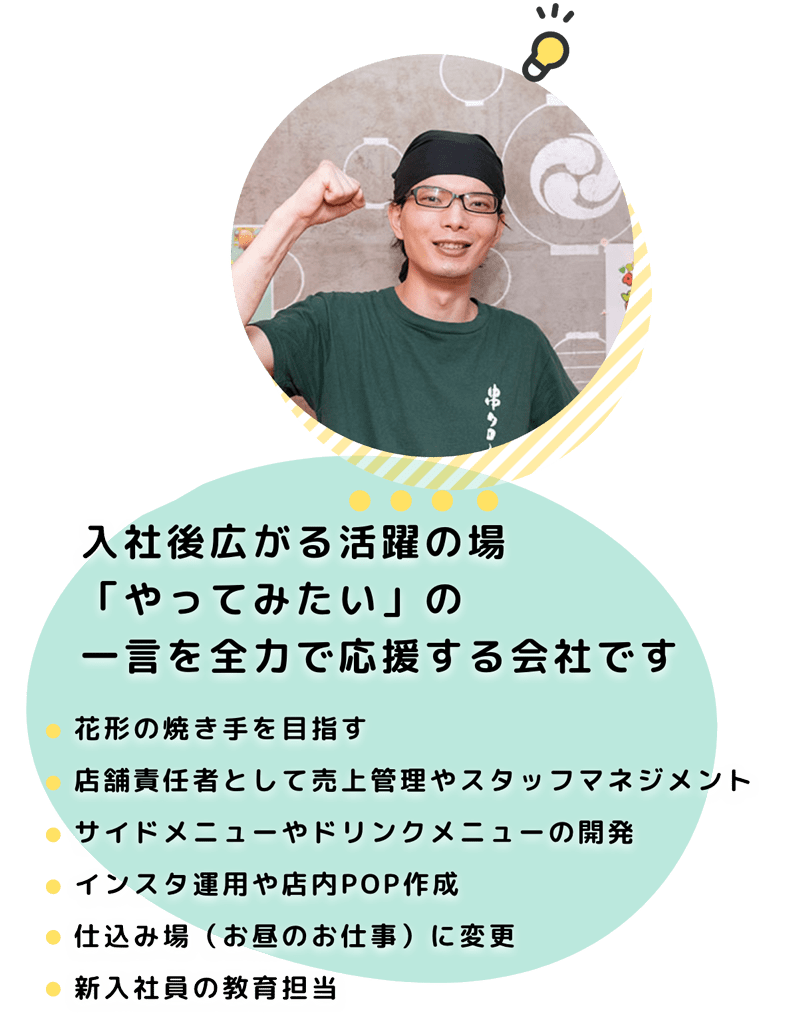 入社後広がる活躍の場。「やってみたい」の一言を全力で応援する会社です